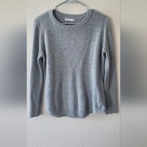 PINK Clover Grey Textured Sweater